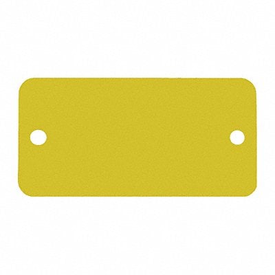 Blank Tag Aluminum 1in H 2in W Gold PK5 MPN:43037