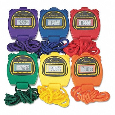 Stop Watch Timer 6/Box Assorted PK6 MPN:910SET