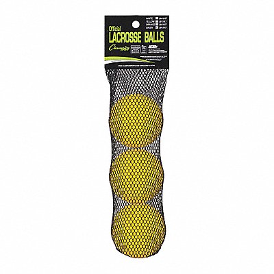 NOCSAE Lacrosse Ball Set Yellow PK3 MPN:LBY3SET