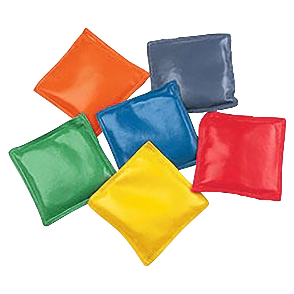 Champion Sports 4in Rainbow Bean Bags - 12 / Set - Assorted, Red, Yellow, Green, Orange (Min Order Qty 3) MPN:MBB4SET