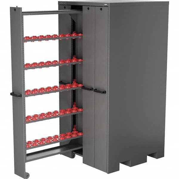 CNC Storage Shelving, Shelving Type: Vertical , Style: 40 Taper , Overall Height: 84in , Overall Width: 40in , Overall Depth: 41in  MPN:VSC40-DG