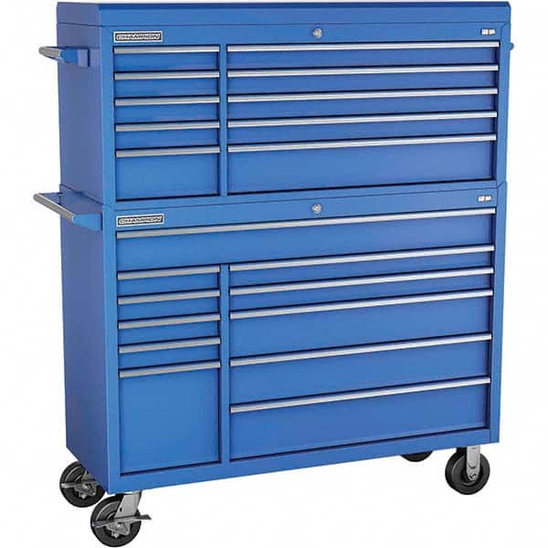 Tool Storage Combos & Systems, Type: Top Chest/Roller Cabinet Combo, Drawers Range: 16 Drawers or More, Number of Pieces: 2, Width Range: 48