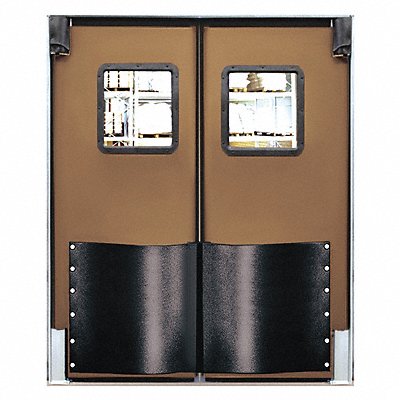 H1831 Swinging Door 7 x 5 ft Medium Brown PR MPN:6084RDMBR