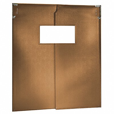 G2992 Swinging Dr 7x5 ft Medium Brown PVC PR MPN:AIR2006084MBR