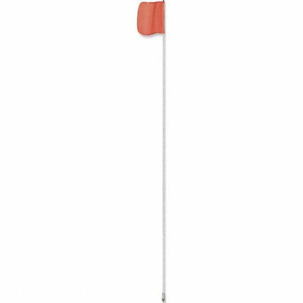 Marking Flags, Type: Warning Whip Flag , Message or Pattern: Solid Color , Color: Orange , Color: Orange , Overall Height (Inch): 36  MPN:FS3-O