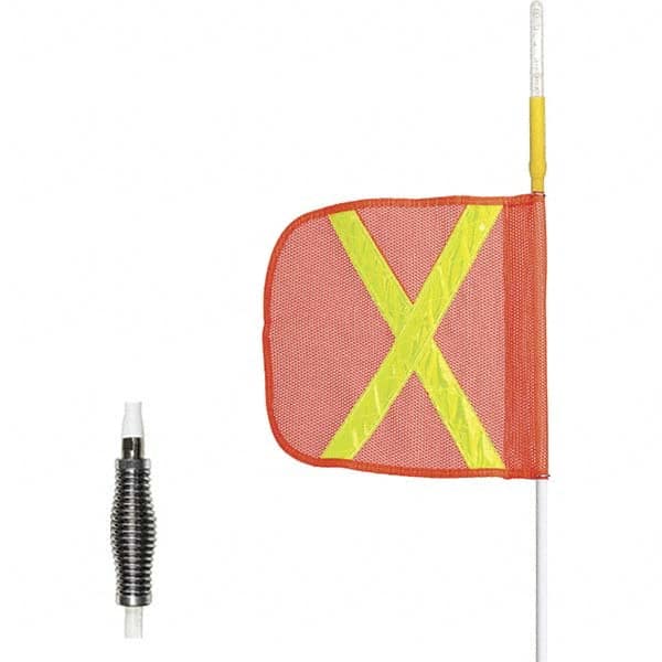 Marking Flags, Type: Lighted Warning Whip , Message or Pattern: Reflective X , Color: Orange, White , Color: Orange, White , Overall Height (Inch): 60  MPN:SW5