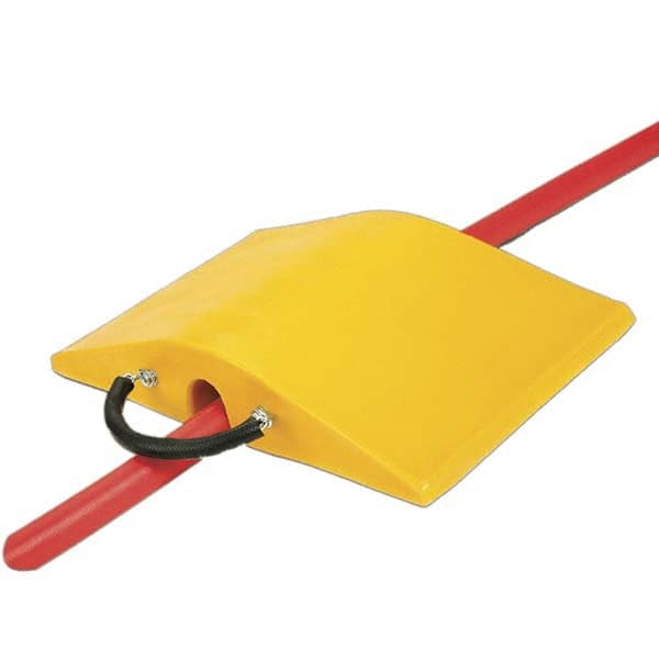 Floor Cable Cover: Polyurethane, 1 Channel, 4-1/2