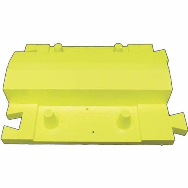 Floor Cable Cover: Polyurethane, 1 Channel, 7