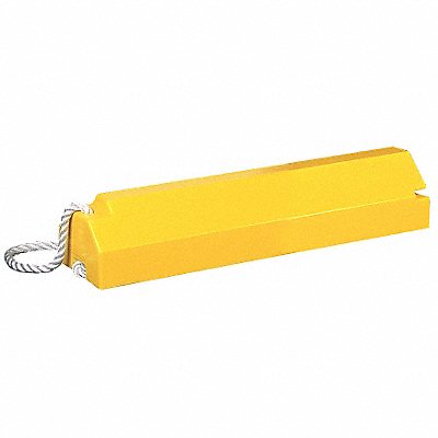 Airplane Chock 4 In H Urethane Yellow MPN:AC4614-LR