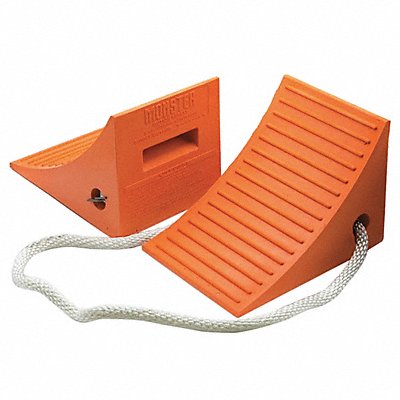 Wheel Chock 11 D 8 H 17 W Orange PR MPN:UC1600-P