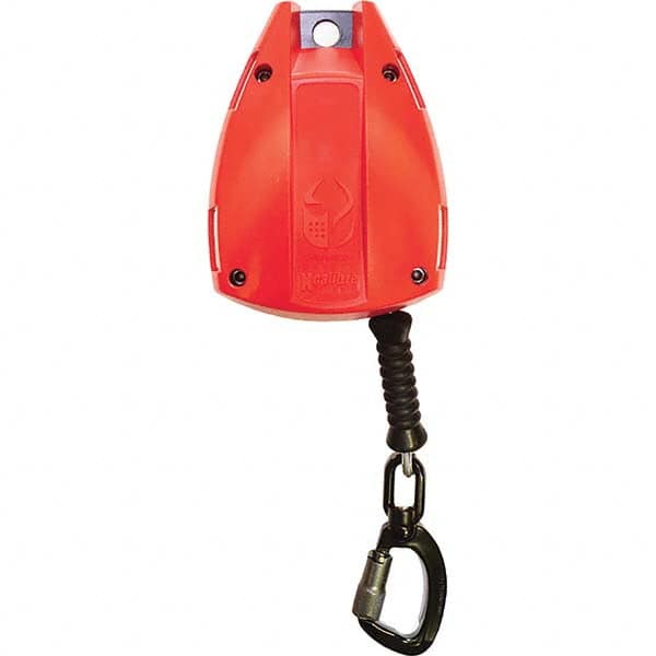Self-Retracting Fall Limiter: 30' Line, Self-Locking Carabiner & Snap Hook Connection MPN:32091