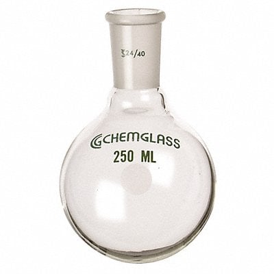 Round Bottom Flask 50mL Borosilicate MPN:CG-1506-02