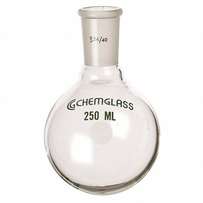 Round Bottom Flask 200mL Borosilicate MPN:CG-1506-14