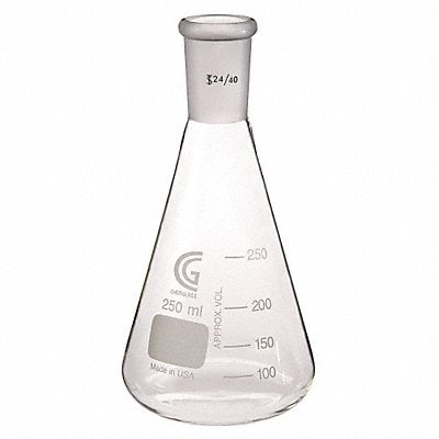 Erlenmeyer Flask 250mL Borosilicate MPN:CG-1542-05