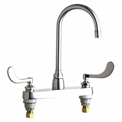 Gooseneck Chrome Chicago Faucets 1100 MPN:1100-GN2AE35-317AB