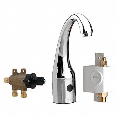 Mid Arc Chrome Chicago Faucets HyTronic MPN:116.979.AB.1