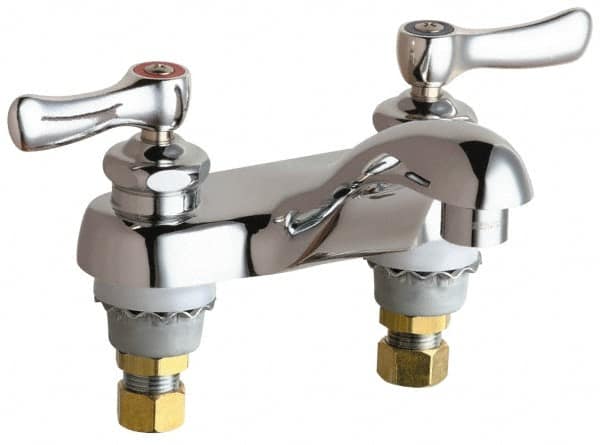 Lever Handle, Deck Mounted, Vandal Resistant Bathroom Faucet MPN:802-VABCP