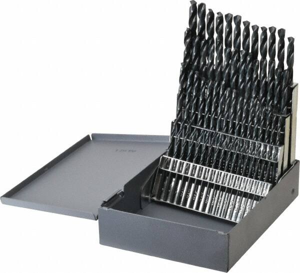 Drill Bit Set: Jobber Length Drill Bits, 60 Pc, 135 ° MPN:45639