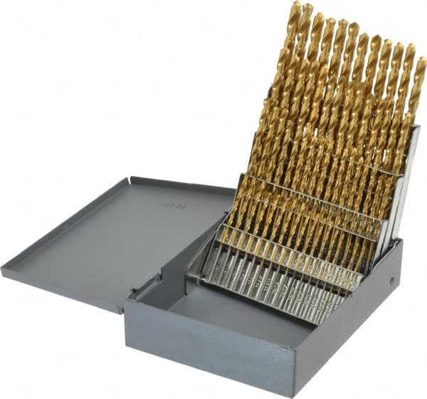 Drill Bit Set: Jobber Length Drill Bits, 60 Pc, 118 ° MPN:69863