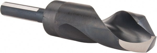 Reduced Shank Drill Bit: 1-7/32'' Dia, 1/2'' Shank Dia, 118 0, High Speed Steel MPN:52478