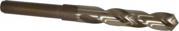 Reduced Shank Drill Bit: 39/64'' Dia, 1/2'' Shank Dia, 118 0, Cobalt MPN:53439