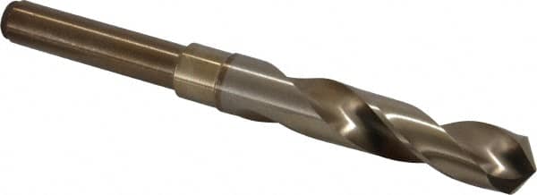 Reduced Shank Drill Bit: 21/32'' Dia, 1/2'' Shank Dia, 118 0, Cobalt MPN:53442