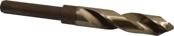 Reduced Shank Drill Bit: 23/32'' Dia, 1/2'' Shank Dia, 118 0, Cobalt MPN:53446