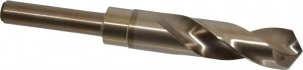 Reduced Shank Drill Bit: 27/32'' Dia, 1/2'' Shank Dia, 118 0, Cobalt MPN:53454