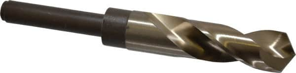 Reduced Shank Drill Bit: 55/64'' Dia, 1/2'' Shank Dia, 118 0, Cobalt MPN:53455