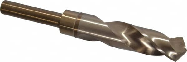 Reduced Shank Drill Bit: 7/8'' Dia, 1/2'' Shank Dia, 118 0, Cobalt MPN:53456