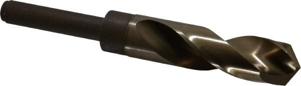 Reduced Shank Drill Bit: 57/64'' Dia, 1/2'' Shank Dia, 118 0, Cobalt MPN:53457