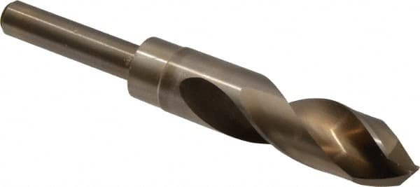 Reduced Shank Drill Bit: 29/32'' Dia, 1/2'' Shank Dia, 118 0, Cobalt MPN:53458