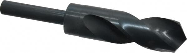 Reduced Shank Drill Bit: 1-5/64'' Dia, 1/2'' Shank Dia, 118 0, High Speed Steel MPN:55469