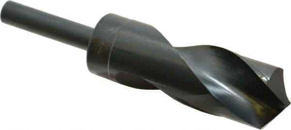 Reduced Shank Drill Bit: 1-21/64'' Dia, 1/2'' Shank Dia, 118 0, High Speed Steel MPN:55485