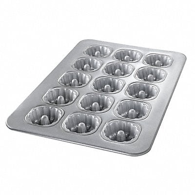 Mini Fluted Tube Cake Pan 15 Moulds MPN:43055