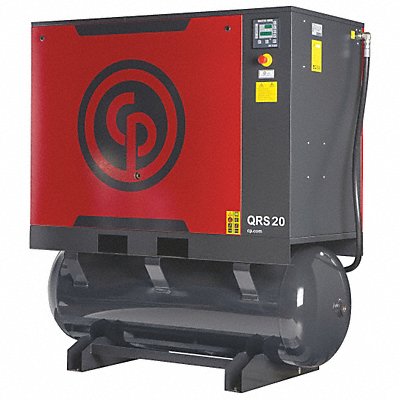 Rotary Screw Air Compr Dryer 20 hp Horz MPN:QRS 20 HPD