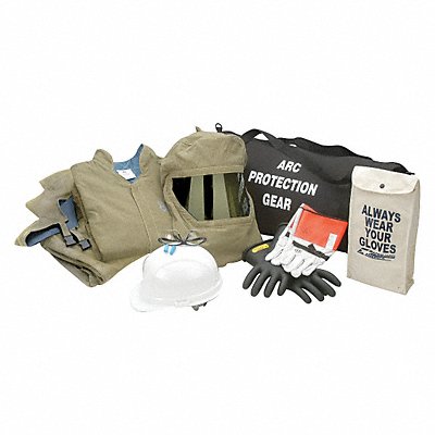 H5441 Arc Flash Jacket and Bib Kit Olive M MPN:AG-40-M