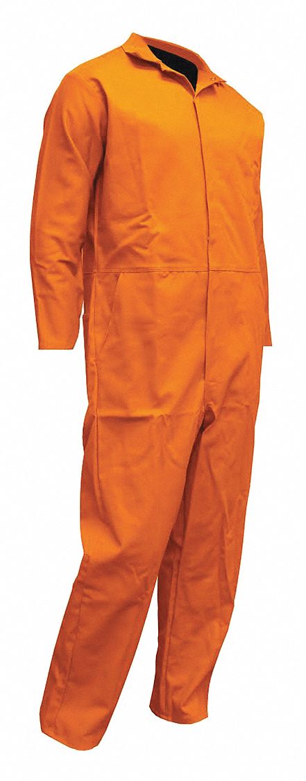 Flame-Res. Coverall Hem Cuff Orange S MPN:605-OS-S