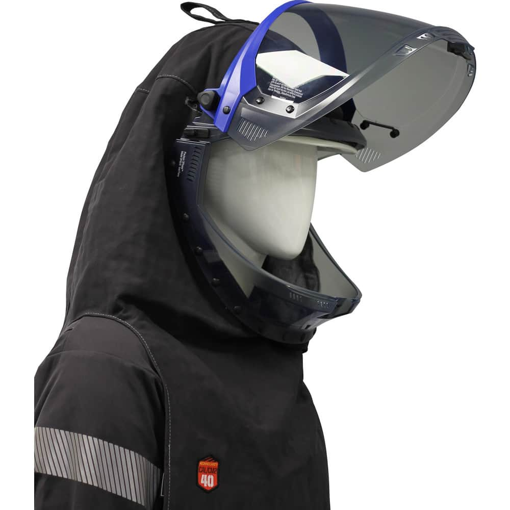 Arc Flash & FR Hoods, Protection Type: Arc Flash , Hood Type: Hood with Window , Size: Universal , Color: Charcoal , Hood Material: Aramid  MPN:SWH-40H3P-GPGY