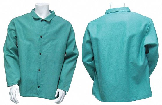 Jacket Green 2XL Fits Chest 52 MPN:600-GR-2XL