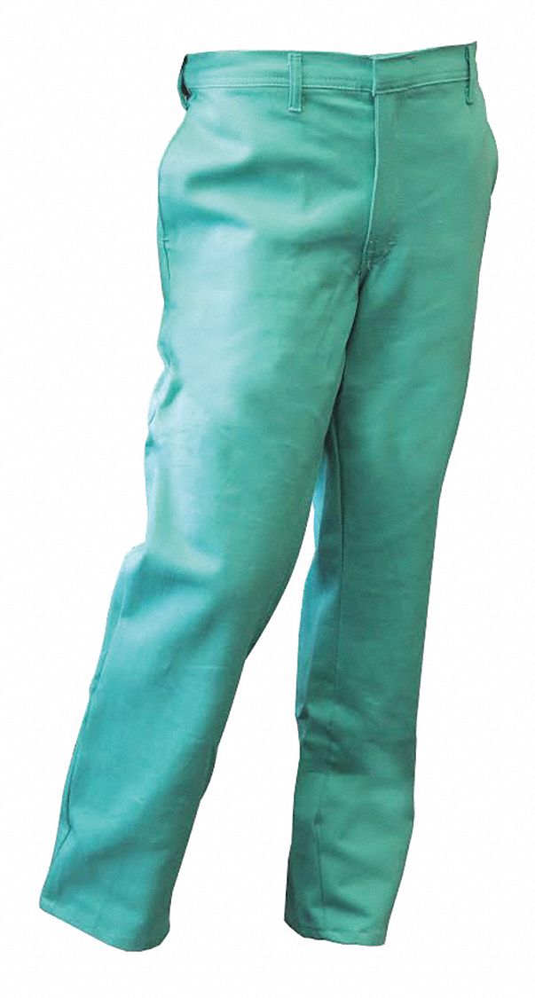 Pants Waist 30 Inseam 32 Green Zipper MPN:606-GR-30X32