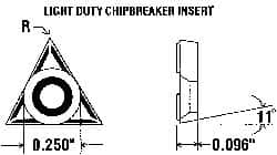 Boring Insert: TPCH21505Yes CG6, Carbide MPN:2823908