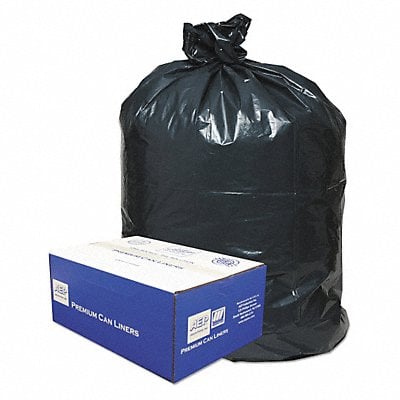 Trash Can Liner 55-60gal. Black PK100 MPN:WEBB60