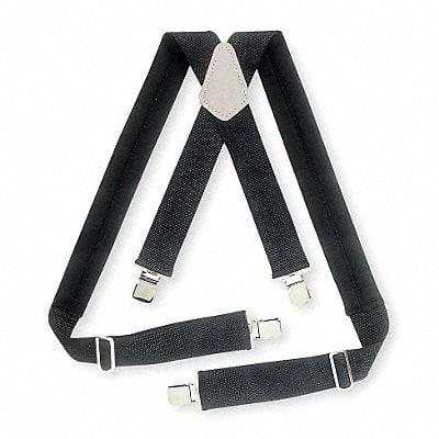 Suspenders Black Adjustable Universal MPN:5121