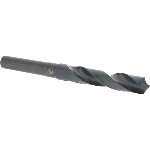 Reduced Shank Drill Bit: 37/64'' Dia, 1/2'' Shank Dia, 118 0, High Speed Steel MPN:C68636