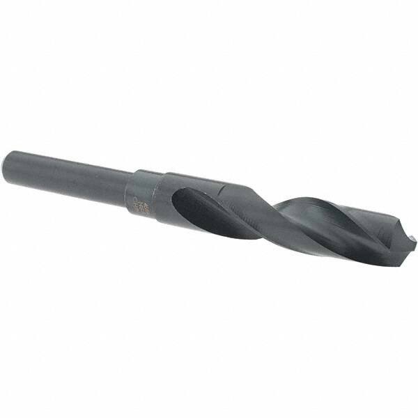 Reduced Shank Drill Bit: 45/64'' Dia, 1/2'' Shank Dia, 118 0, High Speed Steel MPN:C68644