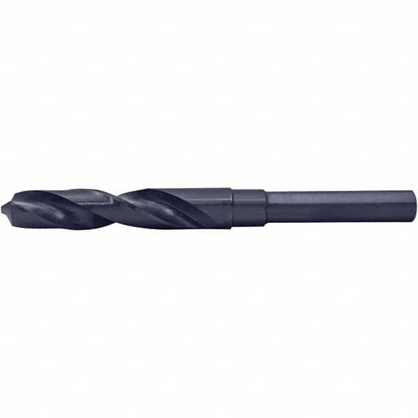 Reduced Shank Drill Bit: 17/32'' Dia, 1/2'' Shank Dia, 118 0, High Speed Steel MPN:C68676