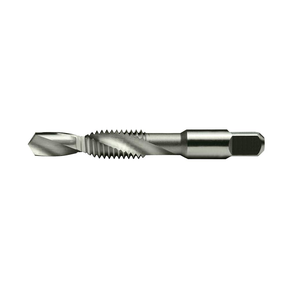 Combination Drill Tap: #6-32, 2 Flutes, High Speed Steel MPN:C64937