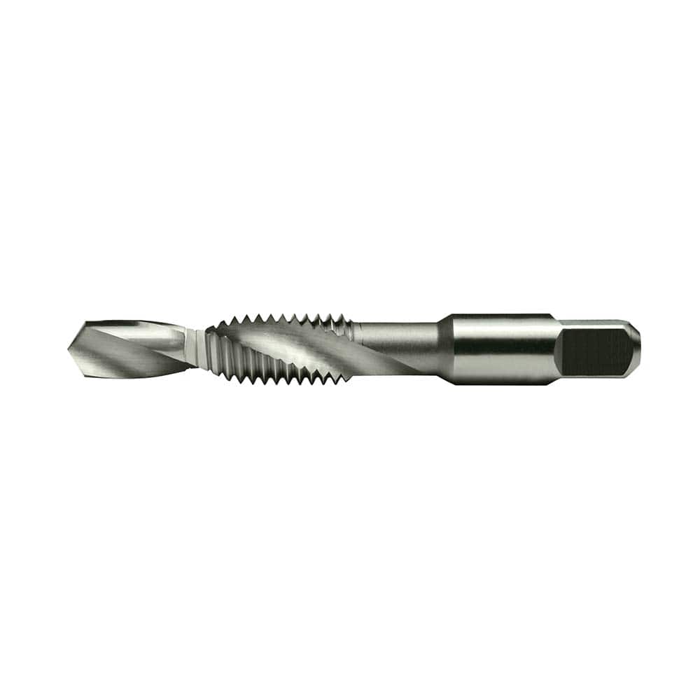 Combination Drill Tap: 5/16-18, 2 Flutes, High Speed Steel MPN:C64952
