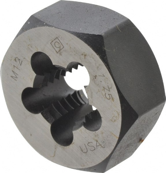 Hex Rethreading Die: M12x1.75, 1/2